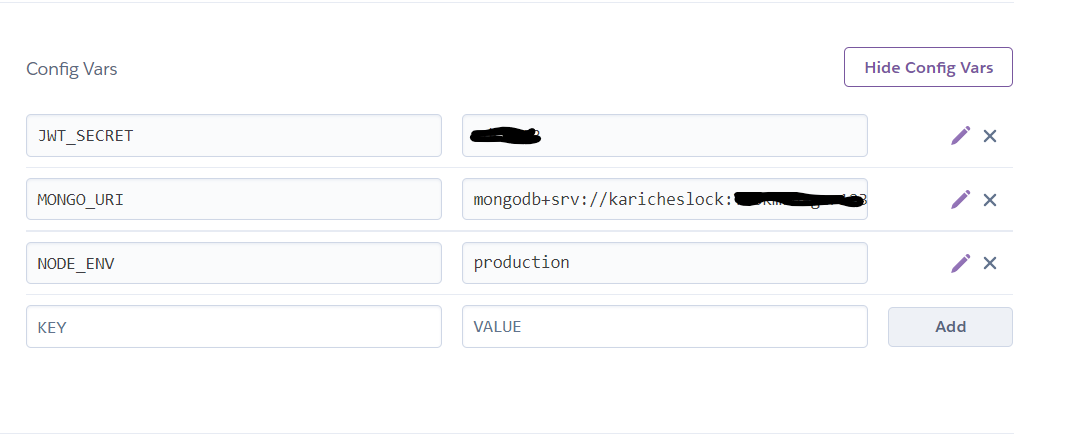 MongoDB edit network access popup